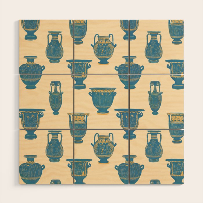 Terracotta Vessels from Italy Wood Wall Art Gallery Image 1