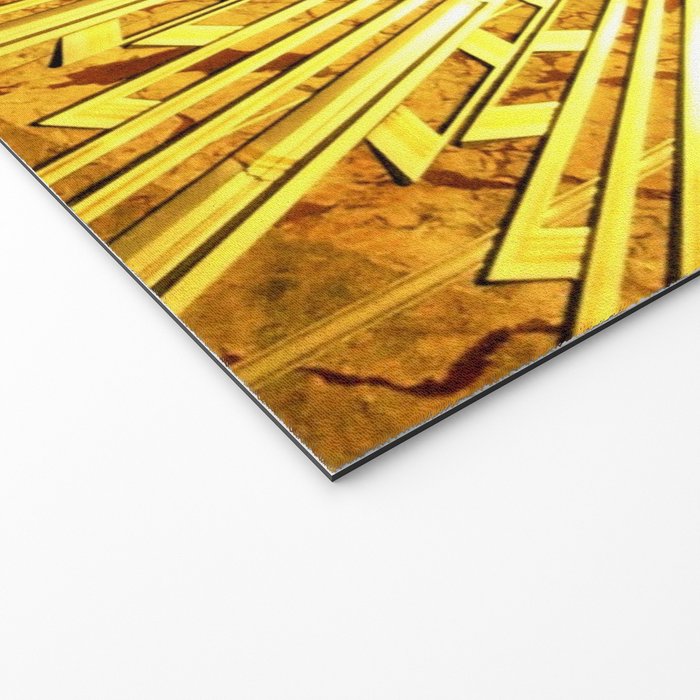 Empire State Building Lobby Art-Deco Sunburst Portrait Welcome Mat Gallery Image 2