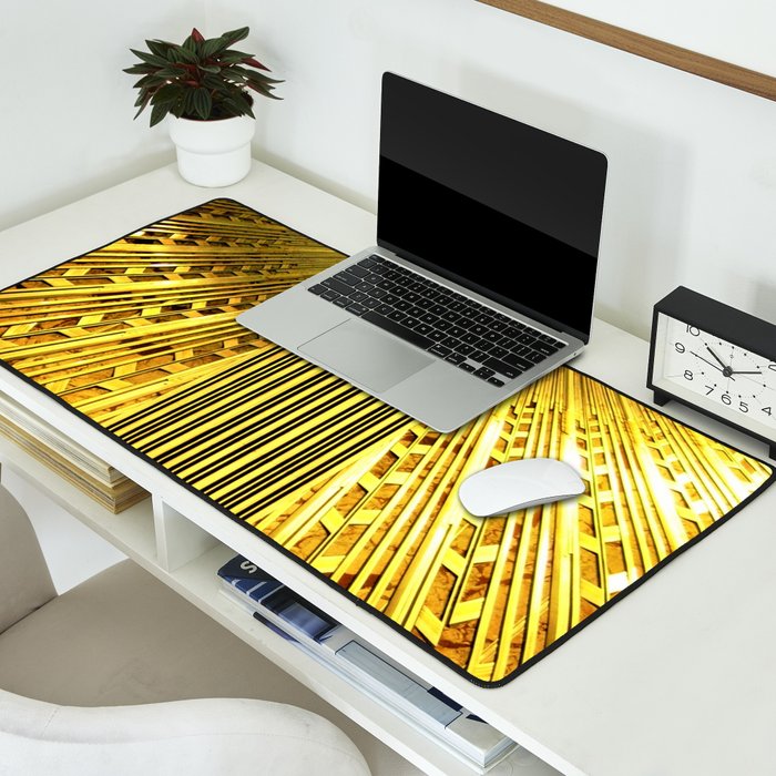 Empire State Building Lobby Art-Deco Sunburst Portrait Desk Mat Gallery Image 2