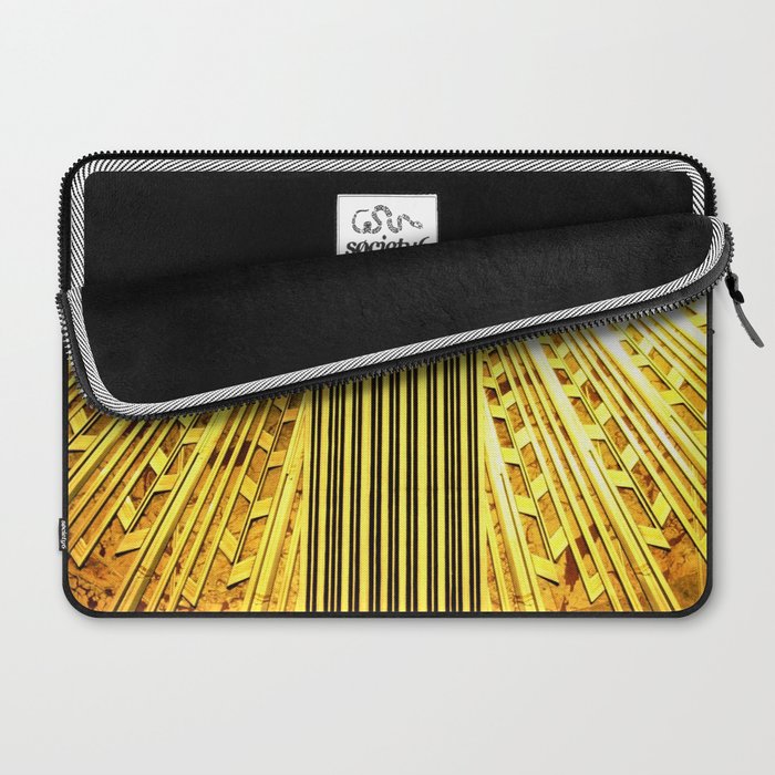 Empire State Building Lobby Art-Deco Sunburst Portrait Laptop Sleeve Gallery Image 2