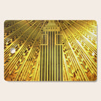 Empire State Building Lobby Art-Deco Sunburst Portrait Cutting Board Gallery Image 1