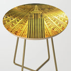 Empire State Building Lobby Art-Deco Sunburst Portrait Side Table Gallery Image 2