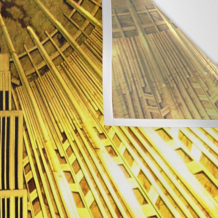 Empire State Building Lobby Art-Deco Sunburst Portrait Wall Tapestry Gallery Image 3