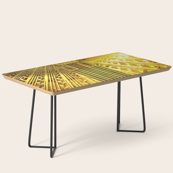 Empire State Building Lobby Art-Deco Sunburst Portrait Coffee Table Gallery Image 1