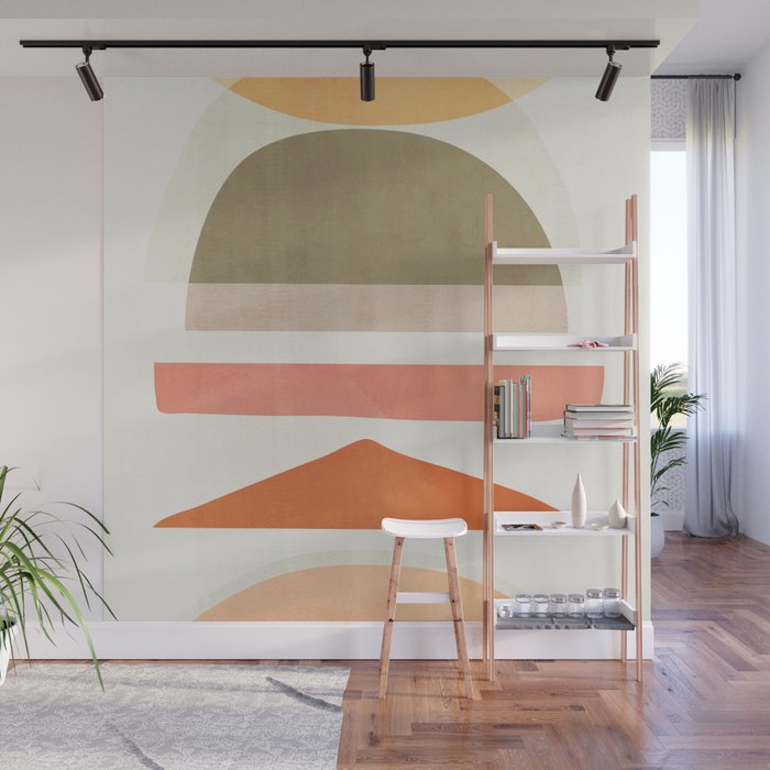 Abstract Shapes 19 Wall Mural Gallery Image 1