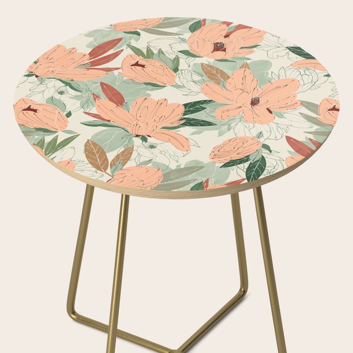 Big floral blossoms MF-24 Side Table Gallery Image 2
