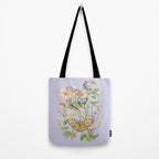 Butterfly Purple Garden Tote Bag Gallery Image 2