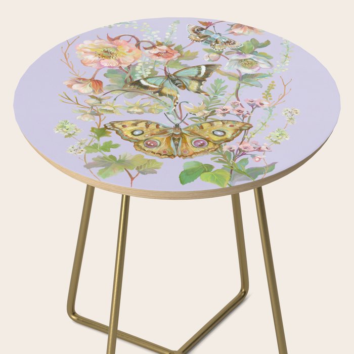 Butterfly Purple Garden Side Table Gallery Image 2
