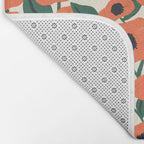 Red Poppy Garden 2 Bath Mat Gallery Image 2