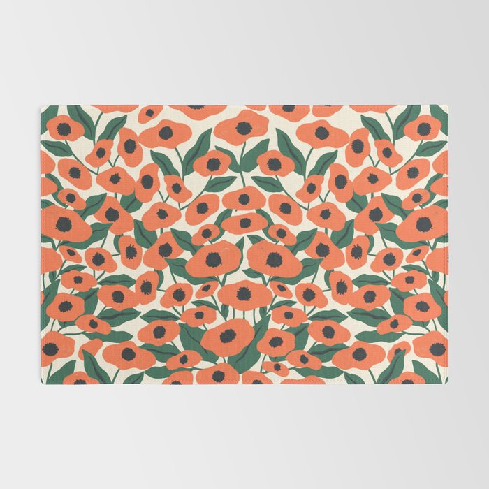 Red Poppy Garden 2 Rug Gallery Image 2