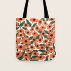 Red Poppy Garden 2 Tote Bag Gallery Image 1