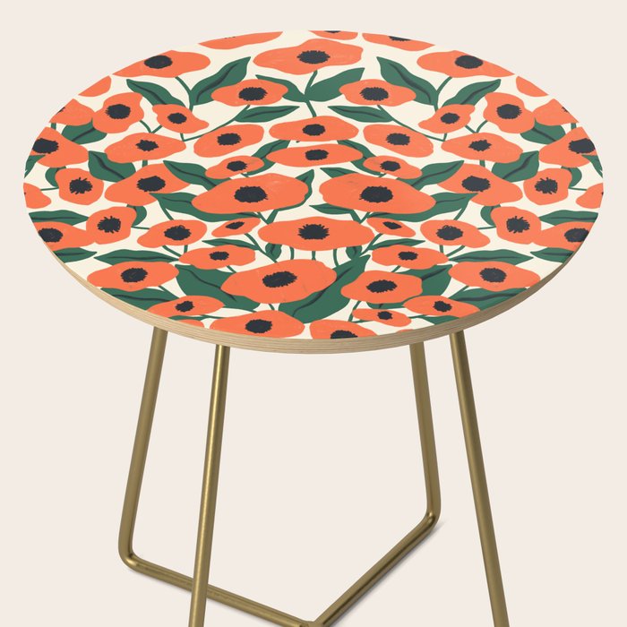 Red Poppy Garden 2 Side Table Gallery Image 2