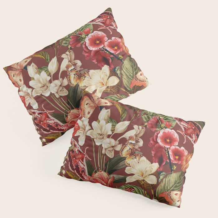 Moths and Butterflies IV Pillow Sham Gallery Image 1
