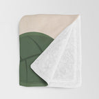 Tropical Garden Leaves 01 Throw Blanket Gallery Image 3