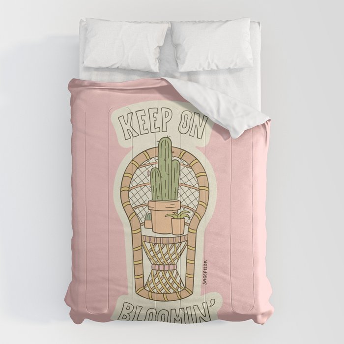 KEEP ON BLOOMIN' Comforter Gallery Image 6