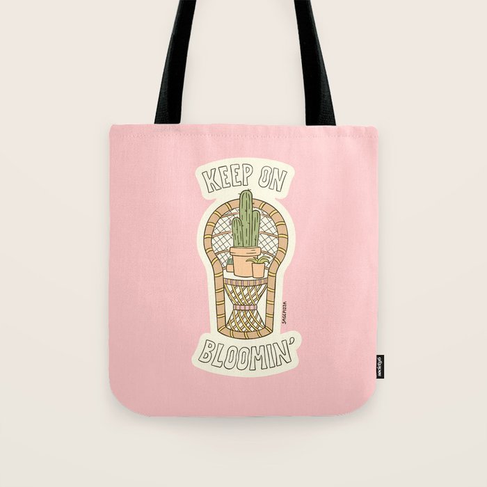 KEEP ON BLOOMIN' Tote Bag Gallery Image 1