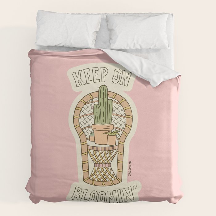 KEEP ON BLOOMIN' Duvet Cover Gallery Image 2