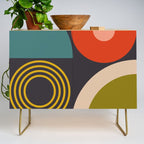 mid century bauhaus geometry large  1 Credenza Gallery Image 1