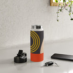 mid century bauhaus geometry large  1 Water Bottle Gallery Image 4