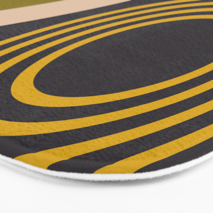 mid century bauhaus geometry large  1 Bath Mat Gallery Image 3