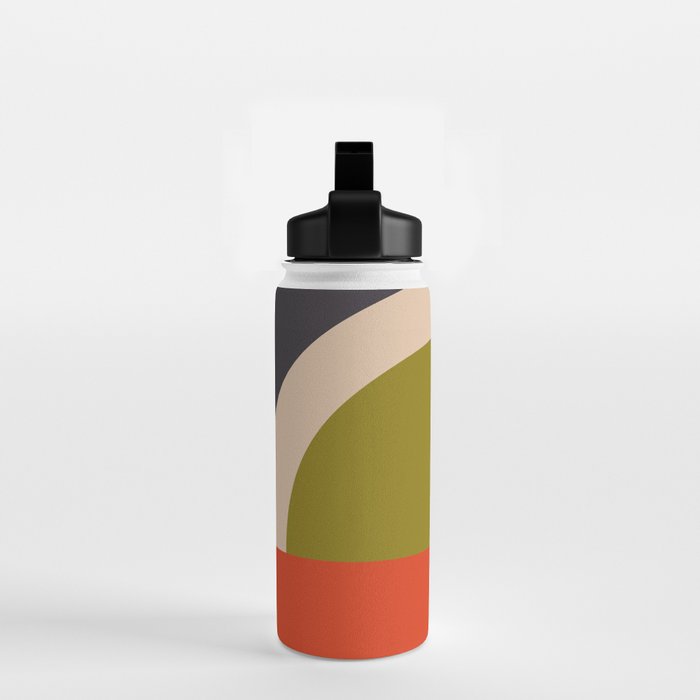 mid century bauhaus geometry large  1 Water Bottle Gallery Image 2