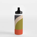 mid century bauhaus geometry large  1 Water Bottle Gallery Image 2