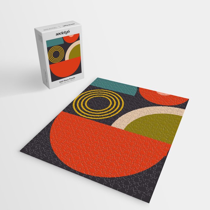 mid century bauhaus geometry large  1 Jigsaw Puzzle Gallery Image 2