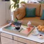 mid century bauhaus geometry large  1 Serving Tray Gallery Image 2
