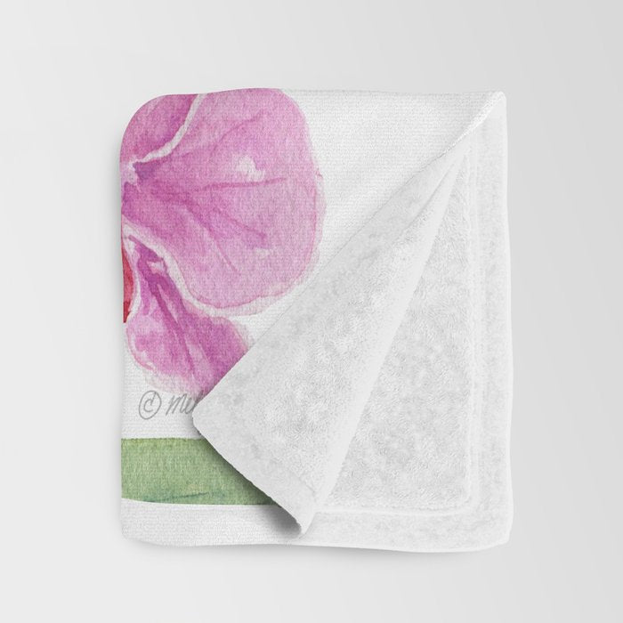 Orchid Throw Blanket Gallery Image 3