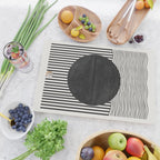 Abstract Modern Black Cutting Board Gallery Image 2
