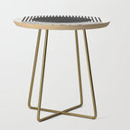 Abstract Modern Black Side Table Gallery Image 1