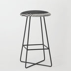 Abstract Modern Black Stool Gallery Image 1
