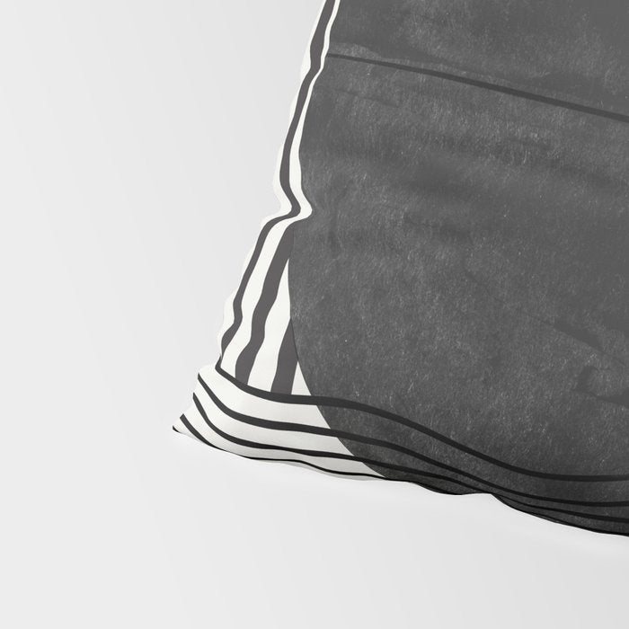 Abstract Modern Black Pillow Sham Gallery Image 4