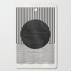 Abstract Modern Black Cutting Board Gallery Image 1