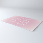 This Must Be The Place Pink Gradient Rug Gallery Image 3