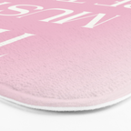 This Must Be The Place Pink Gradient Bath Mat Gallery Image 3