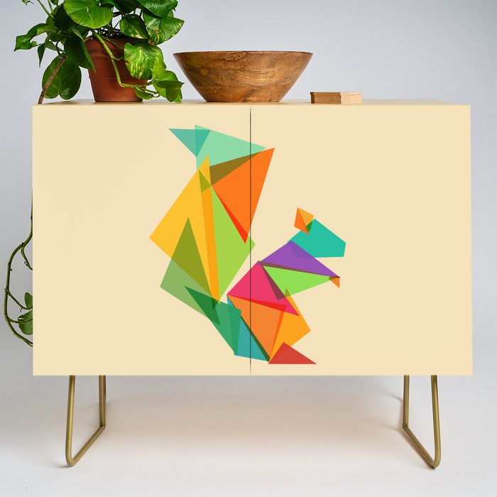 Fractal geometric Squirrel Credenza Gallery Image 1