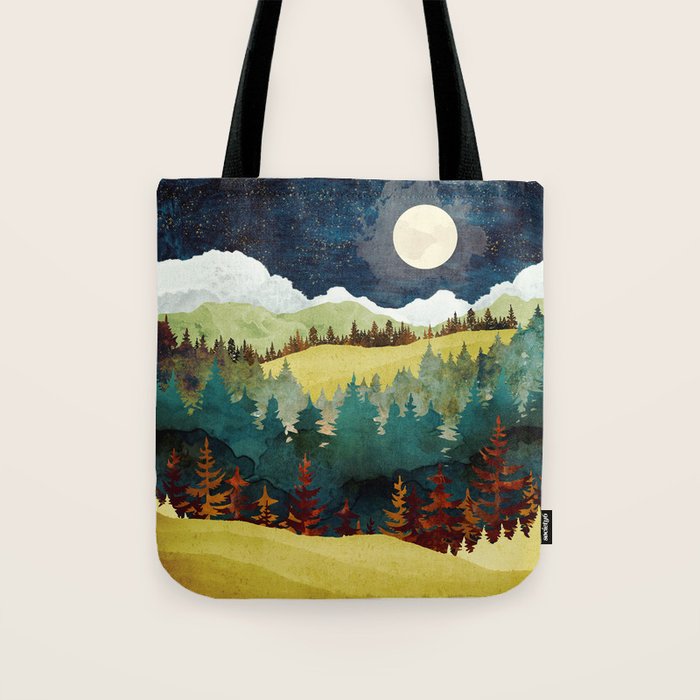 Autumn Moon Tote Bag Gallery Image 1