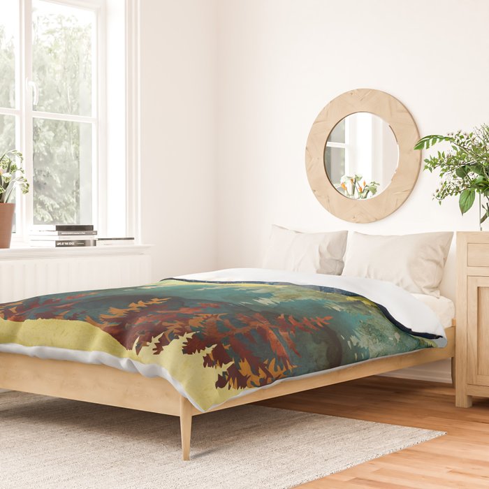 Autumn Moon Duvet Cover Gallery Image 2