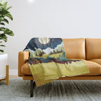 Autumn Moon Throw Blanket Gallery Image 1