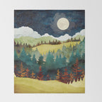 Autumn Moon Throw Blanket Gallery Image 2