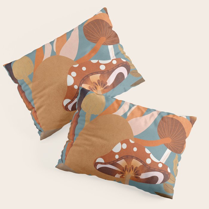 Mushrooms 3 Pillow Sham Gallery Image 3