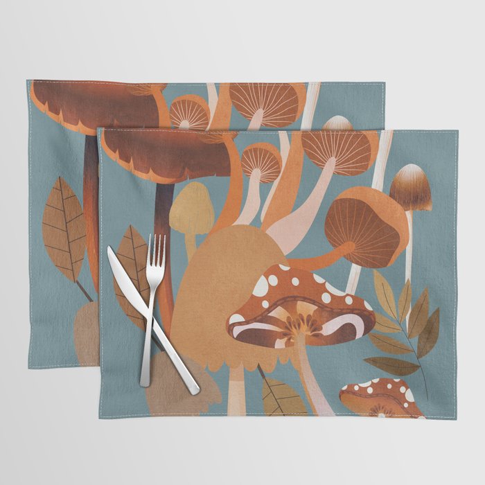Mushrooms 3 Placemat Gallery Image 1