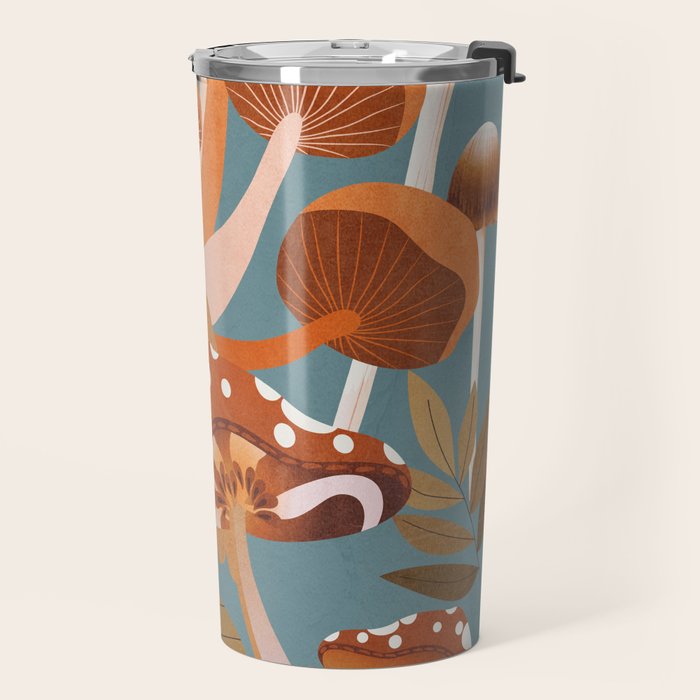 Mushrooms 3 Travel Mug Gallery Image 2