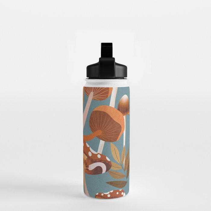 Mushrooms 3 Water Bottle Gallery Image 2