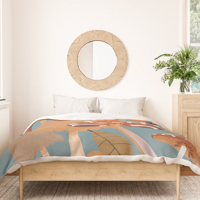 Mushrooms 3 Duvet Cover Gallery Image 3