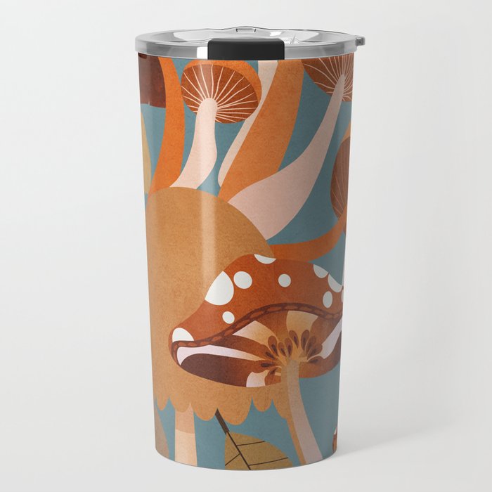 Mushrooms 3 Travel Mug Gallery Image 1