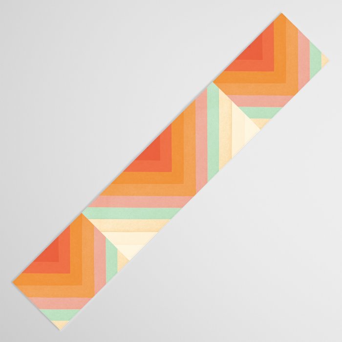 Rainbow Chevrons Table Runner Gallery Image 3