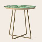 Tropical banana leaves VI Side Table Gallery Image 1