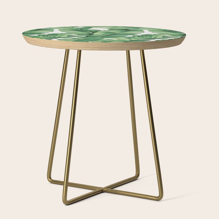 Tropical banana leaves VI Side Table Gallery Image 1
